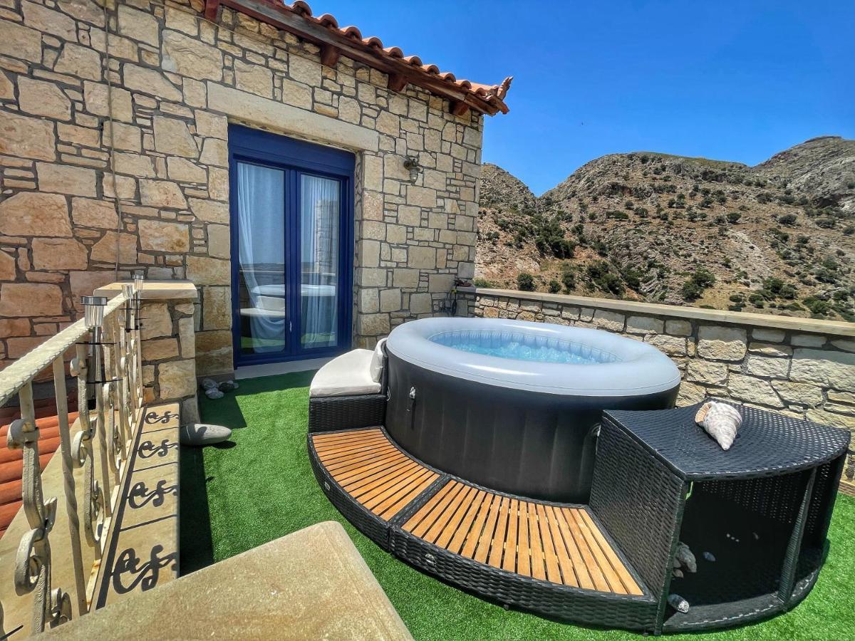 Elouthia Residence With Sea View And Hot Tub Tsoútsouros Екстериор снимка